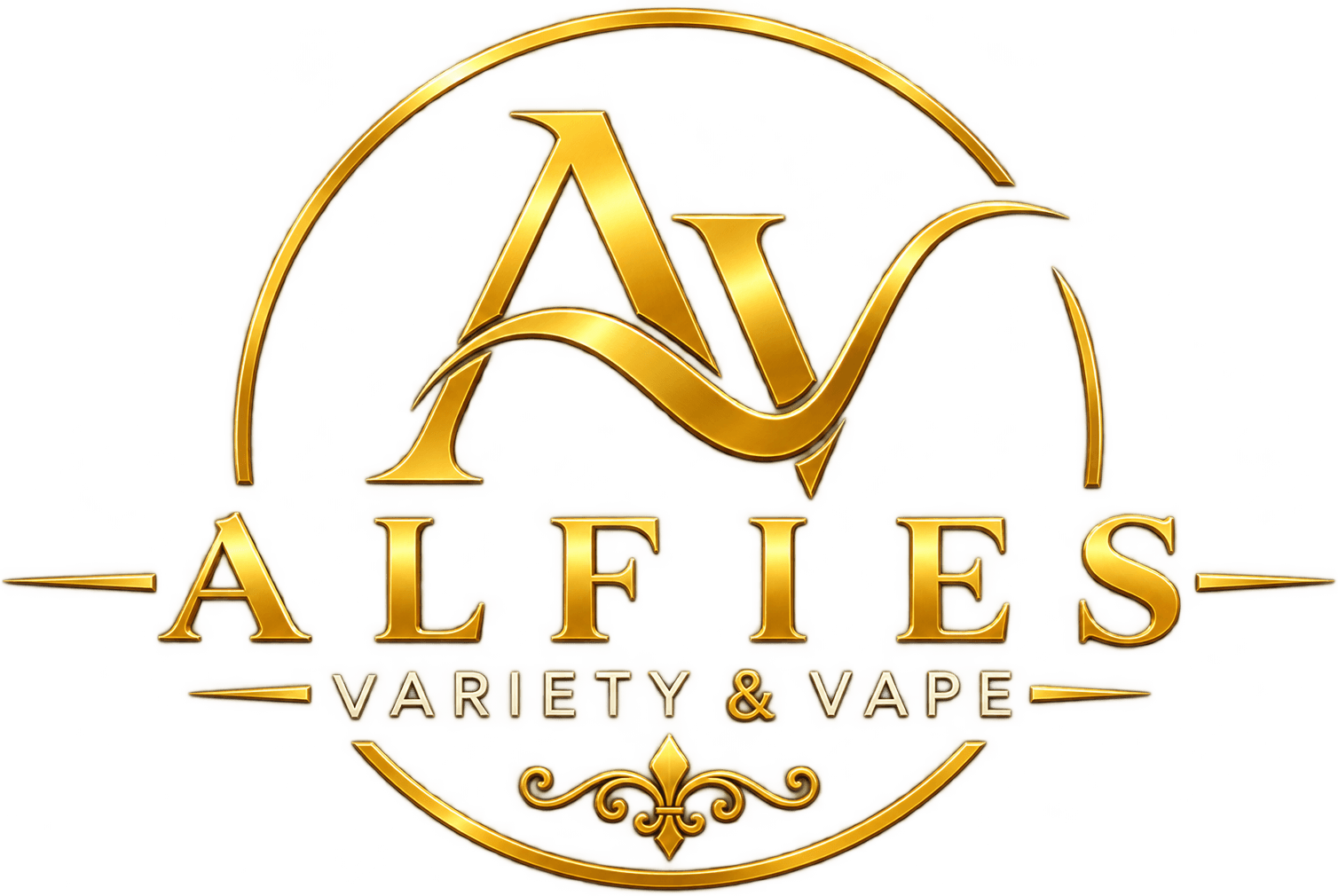 Alfie's Vape Store logo